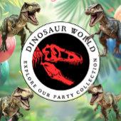 ROARSOME Dinosaur Party Pappteller