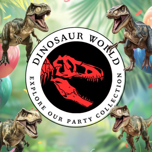 ROARSOME Dinosaur Party Pappteller