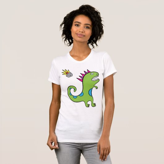 Roary das T-Rex - Damen-T - Shirt (Vorne ganz)