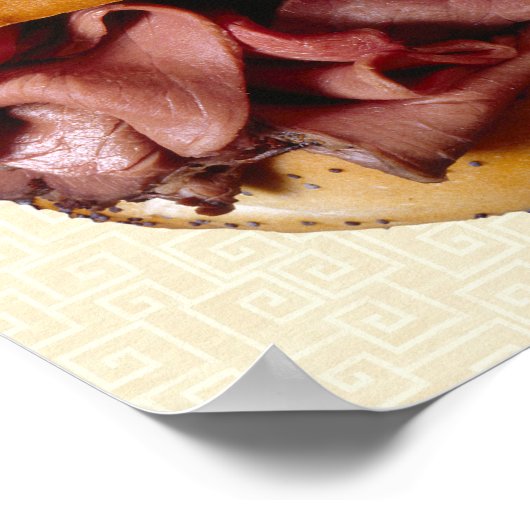 Roast Beef Poster (Ecke)