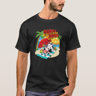 Roast Rindfleisch Kuh auf Beach Urlaub Sonne Tan K T-Shirt