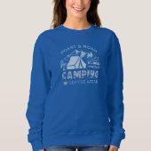 Roast & Roam-A Camping KaffeeAffäre Design Sweatshirt (Vorderseite)