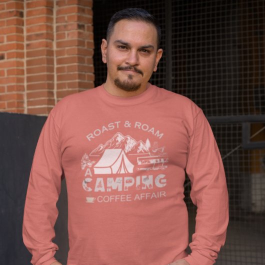 Roast & Roam-A Camping KaffeeAffäre Design T-Shirt