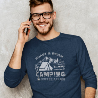 Roast & Roam-A Camping KaffeeAffäre Design T-Shirt