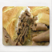 Roastbeef Sandwich mit cremigem Ziegenkäse Mousepad (Vorne)
