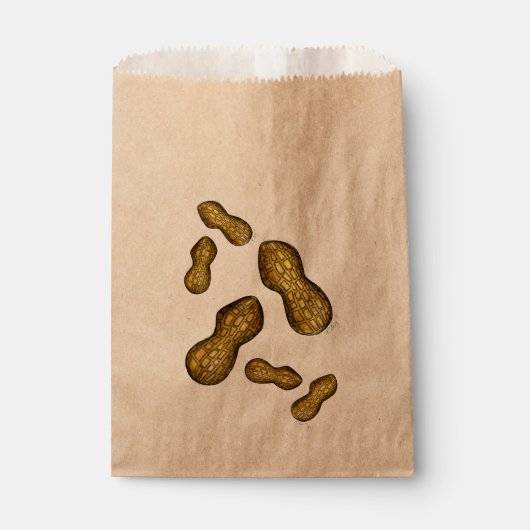 Roasted Ballpark Peanuts Nuts Snack Food Leckereie Geschenktütchen (Vorderseite)