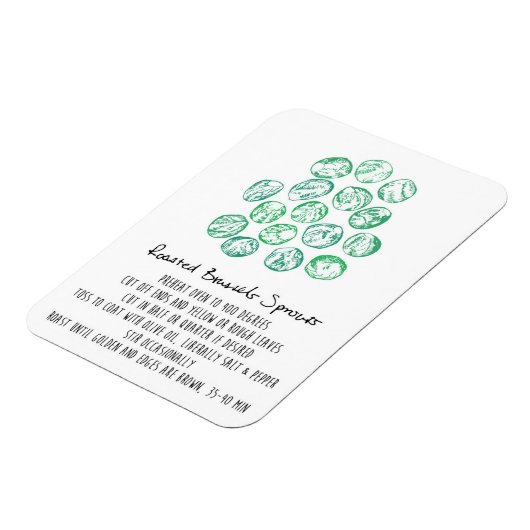 Roasted Brussel Sprouts Rezept Magnet (Linke Seite)