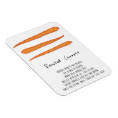 Roasted Carrots Recipe Magnet (Rechte Seite)
