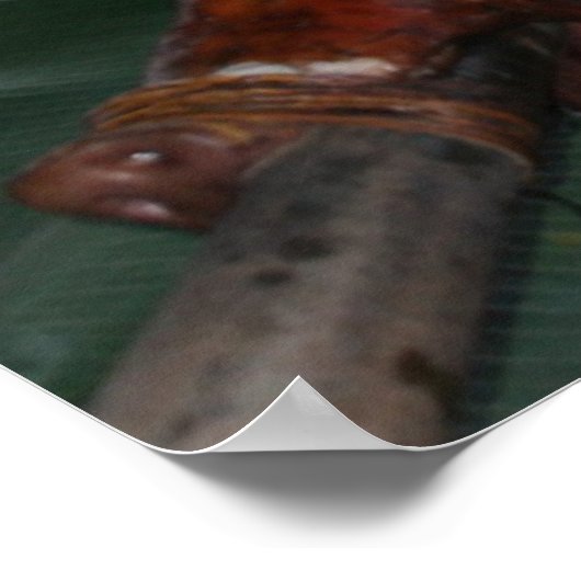 Roastschwein, Barbeque jemand? Poster (Ecke)