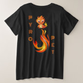 ROASY GROßE GRÖßE T-Shirt (Design Rückseite)