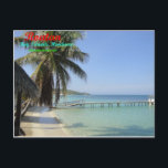 Roatan, Bay Islands, Honduras Postkarte<br><div class="desc">Machen Sie Roatan,  Bay Islands,  Honduras,  Ihren nächsten karibischen Urlaub. Holen Sie sich einen dieser Artikel als Erinnerung,  um dieses große Abenteuer zu planen. Roatan ist ein schöner und sicherer Ort,  um sie zu besuchen.</div>