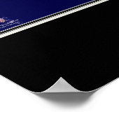 Roatán Bay Islands Honduras Satellite Poster Karte (Ecke)