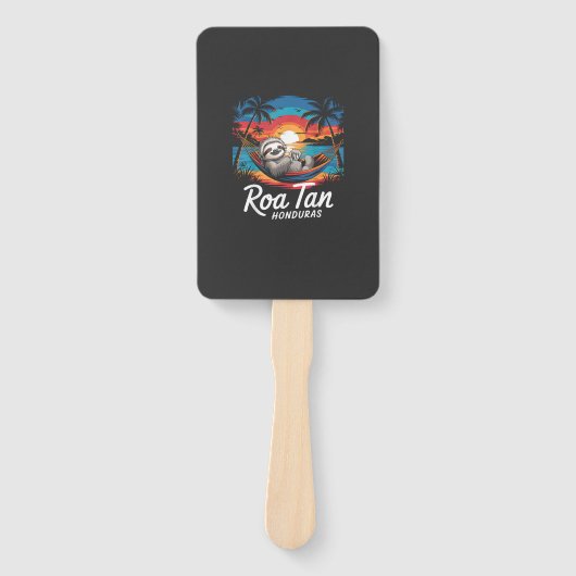 Roatan Faultier, Roatan Honduras Faultier, Roatan  Fächer (Vorderseite)