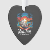 Roatan-Faultier, Roatan-Honduras-Faultier, Roatan- Ornament (Vorderseite)
