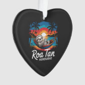 Roatan-Faultier, Roatan-Honduras-Faultier, Roatan- Ornament (Vorderseite)