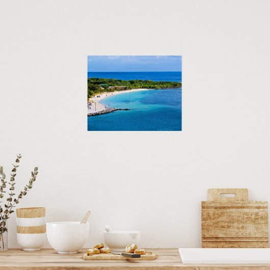 Roatan Honduras Beach Poster (Küche)