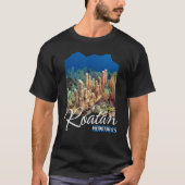 Roatan Honduras Coral Reef Scuba Diving Roatan T-Shirt (Vorderseite)