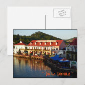 Roatan, Honduras, Coxen Hole Postkarte (Vorne/Hinten)