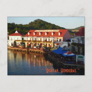 Roatan, Honduras, Coxen Hole Postkarte