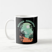 Roatan Honduras Erinnerung Kaffeetasse (Links)