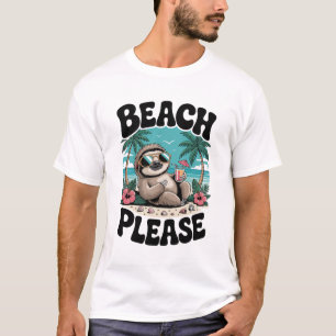 Roatan Honduras Faultier Sommer T-Shirt