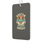 Roatan Honduras Faulttier T-Shirt Autolufterfrischer (Links)