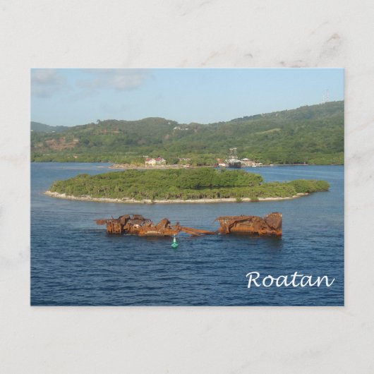 Roatan, Honduras Postkarte (Vorderseite)