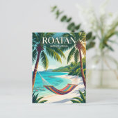 Roatan Honduras Postkarte (Stehend Vorderseite)
