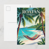 Roatan Honduras Postkarte (Vorne/Hinten)
