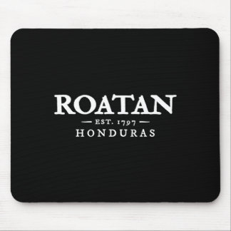 Roatan Honduras Retro-Brief Herren-Urlaub Mousepad