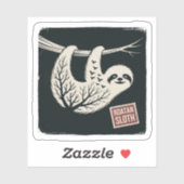 Roatan Honduras Sloth, Roatan Sloth, Roatan  Aufkleber (Blatt)