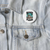 Roatan Honduras Sloth Summer Button (Beispiel)
