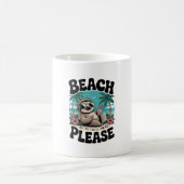 Roatan Honduras Sloth Summer Kaffeetasse (Mittel)