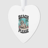 Roatan Honduras Sloth Summer Ornament (Vorderseite)