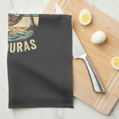 Roatan Honduras Sloth T-Shirt Geschirrtuch (Viertel Falte)