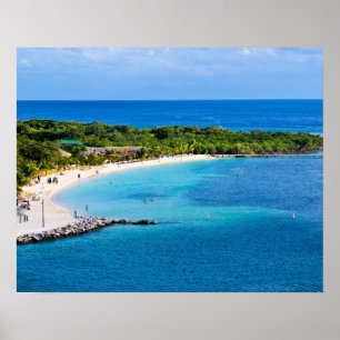 Roatan Honduras Strand-Plakat Poster