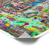 Roatan Island Brewing Company mit grenzüberschreit Poster (Ecke)