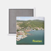Roatan-Magnet Magnet (Vorderseite/Rückseite)