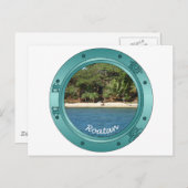 Roatan Porthole Postkarte (Vorne/Hinten)