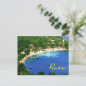 Roatan-Postkarte Postkarte (Stehend Vorderseite)