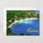 Roatan-Postkarte Postkarte (Vorne/Hinten)