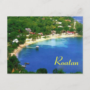 Roatan-Postkarte Postkarte
