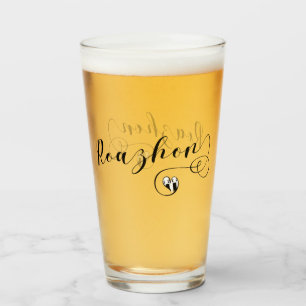 Roazhon, Rennes Flag im Herzen, Breton Glas