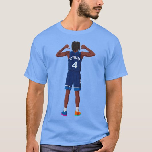 Rob Dillingham Minnesota Timberwolves Basketball T-Shirt (Vorderseite)