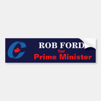 Rob-Ford für Premierminister Autoaufkleber