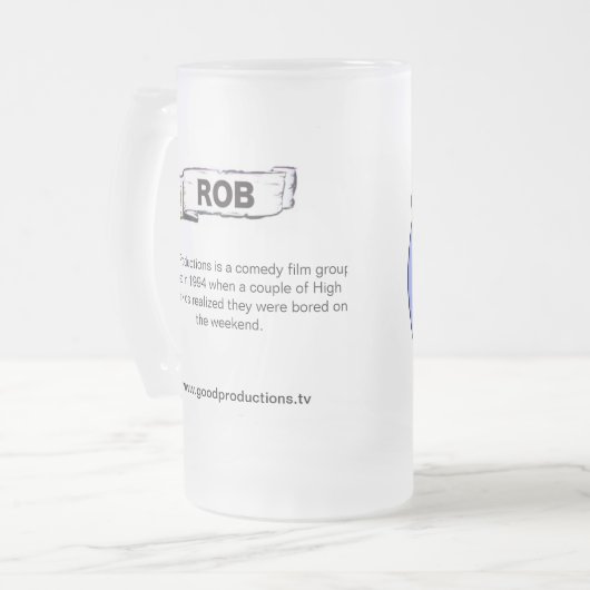 Rob GP-Kollektor-Schale Mattglas Bierglas (Vorderseite Links)