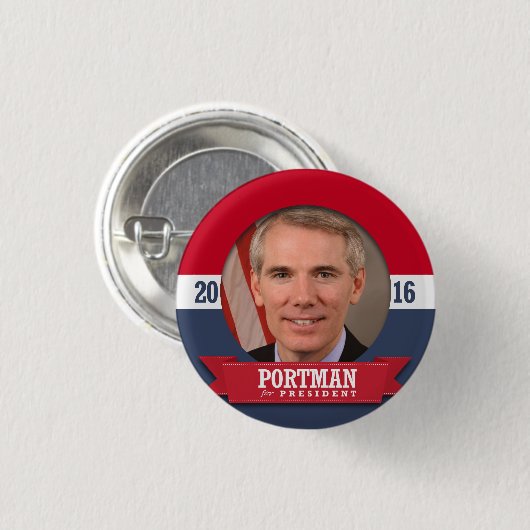 ROB PORTMAN 2016 BUTTON (Vorne & Hinten)