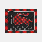 Rob Roy MacGregor Tartan Kitty Personalisiert Fleecedecke (Vorderseite (Horizontal))