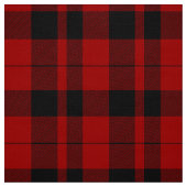 Rob Roy Tartan Karierte Stoffe in Rot und Schwarz (Muster)