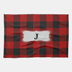 Rob Roy Tartan Red & Black Kitchen & Sports Towel Küchentuch